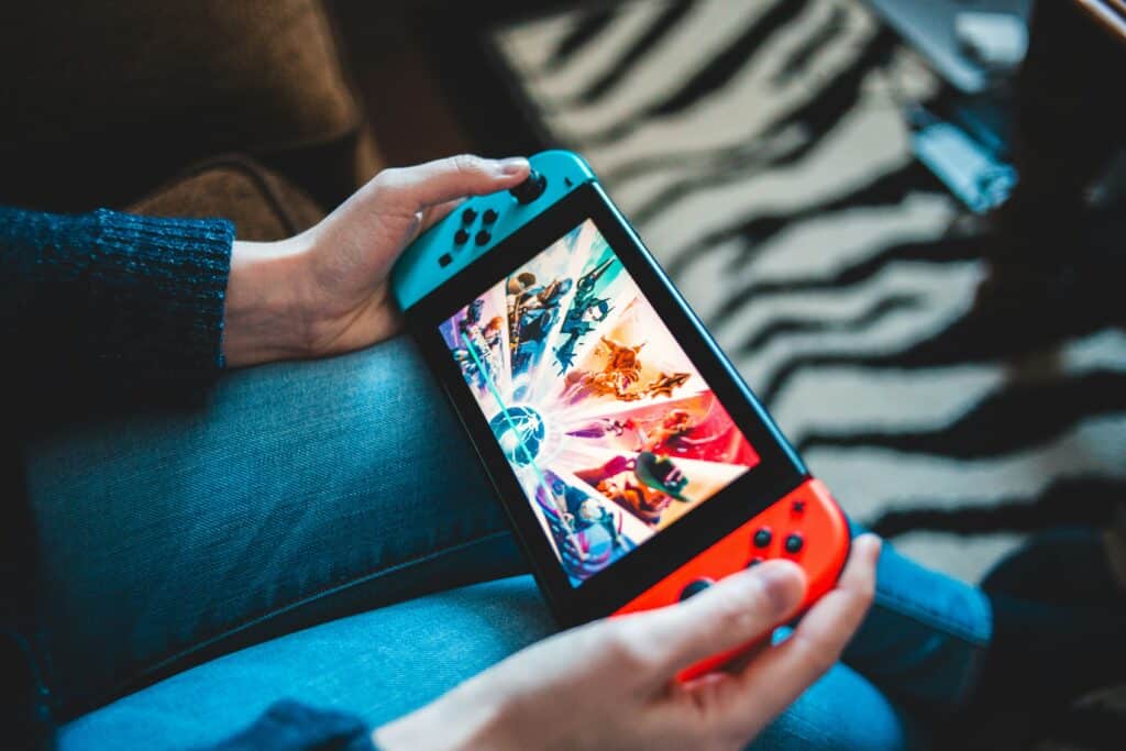 Can you play nintendo switch sales on plane